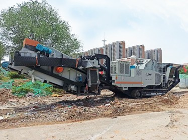 陜西西安時產150噸建筑垃圾資源再利用項目