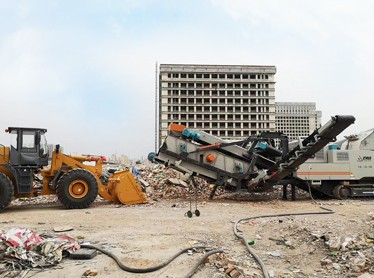 陜西西安時產150噸建筑垃圾資源再利用項目